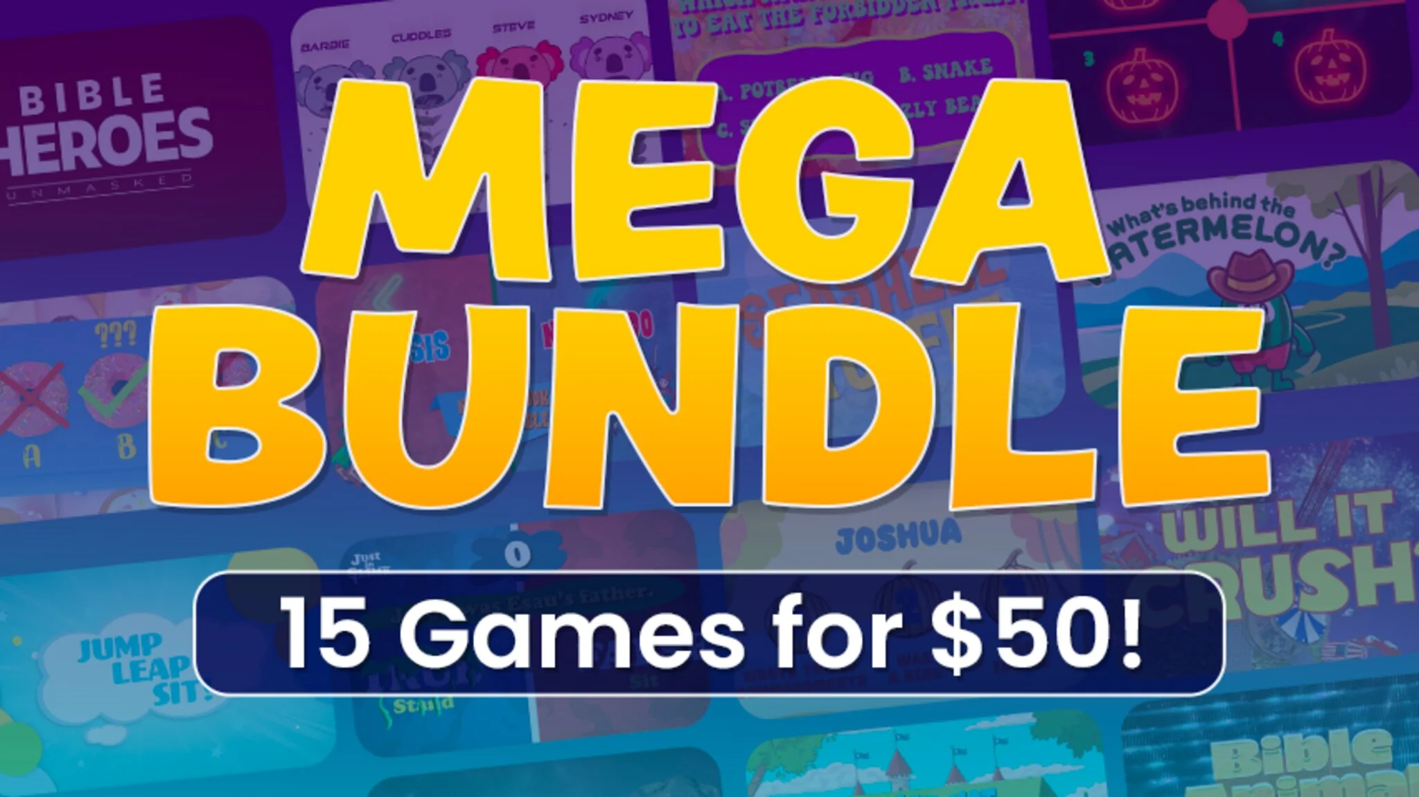 Mega Bundle - 15 Games for $50!