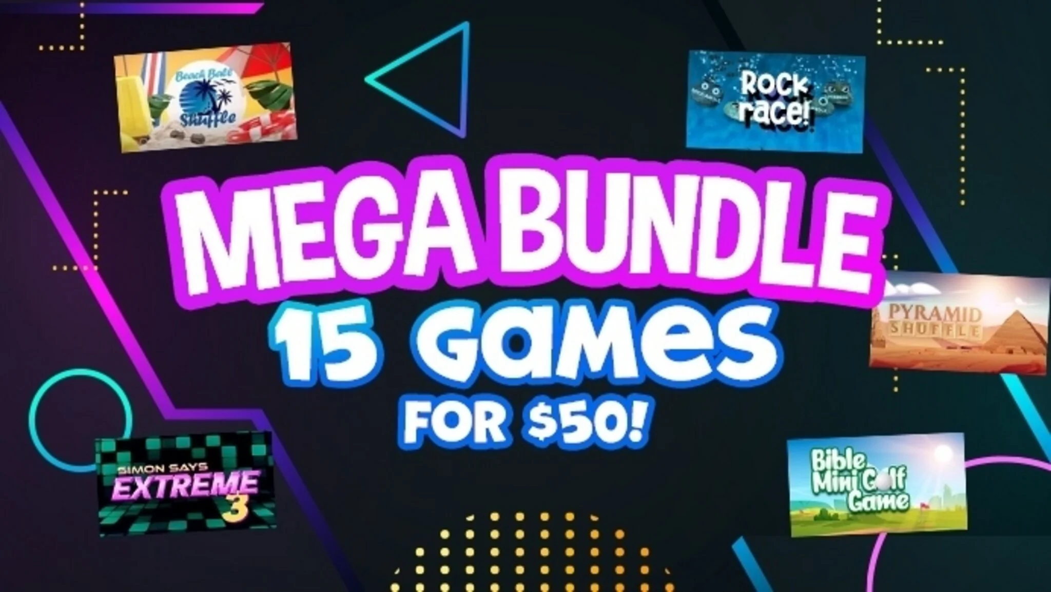 MEGA BUNDLE - 15 Games for $50