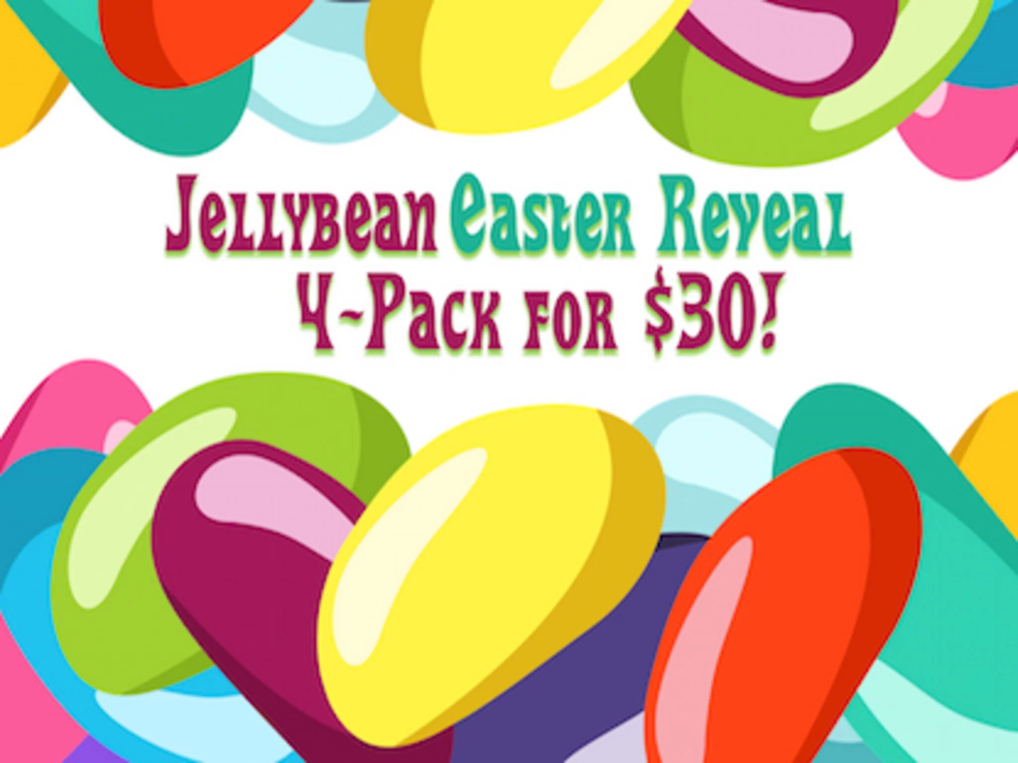 Jellybean Easter Reveal 4 Pack