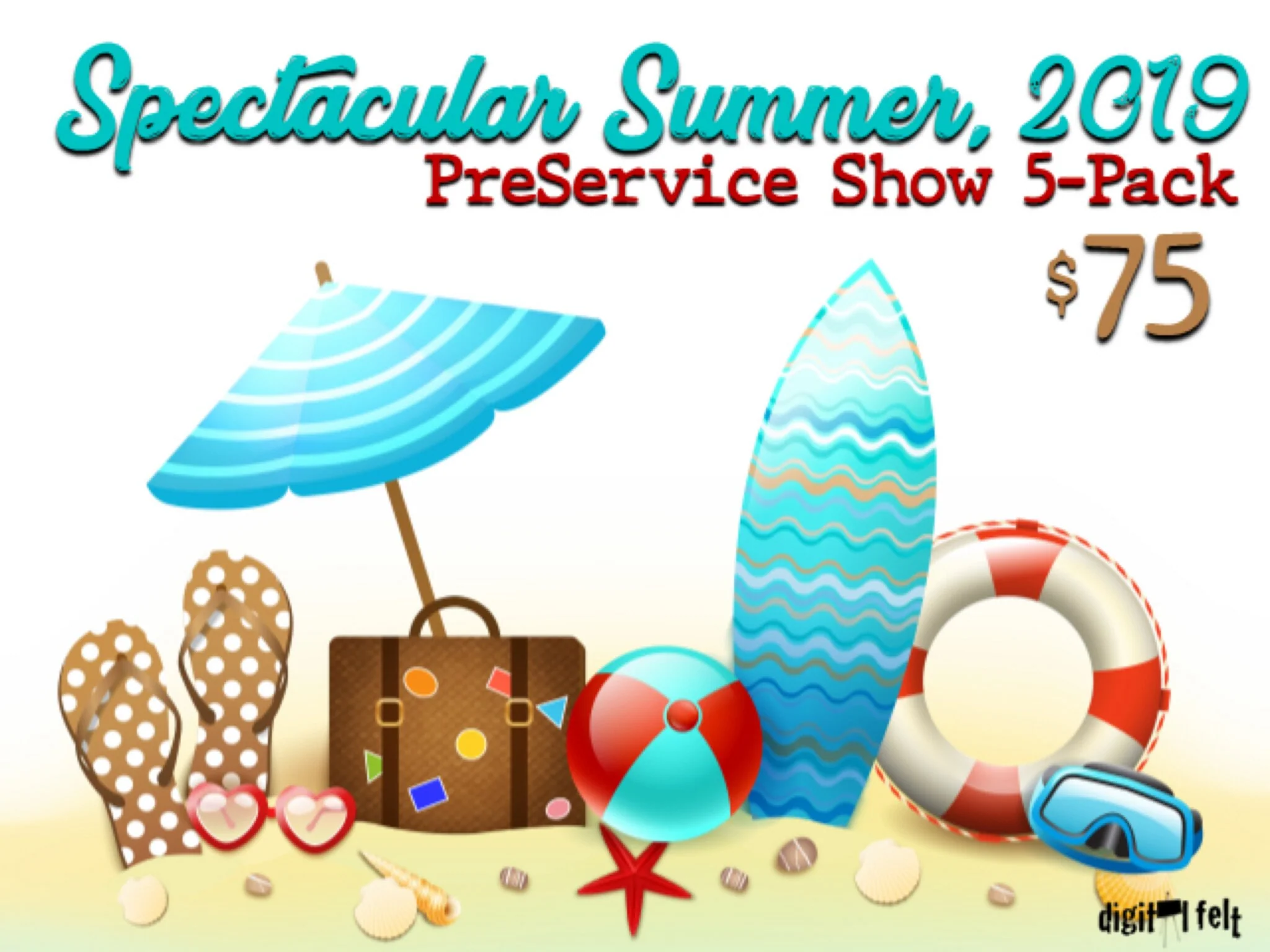 Spectacular Summer Pre Service Show 5-Pack