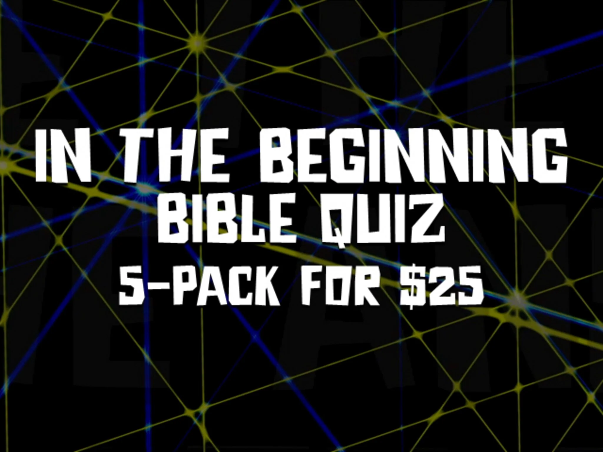 In The Beginning Bible Quiz: 5 Pack