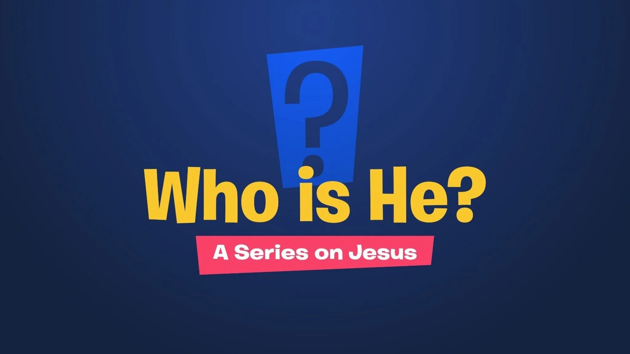 Who Is He? 4 Week Curriculum Bundle