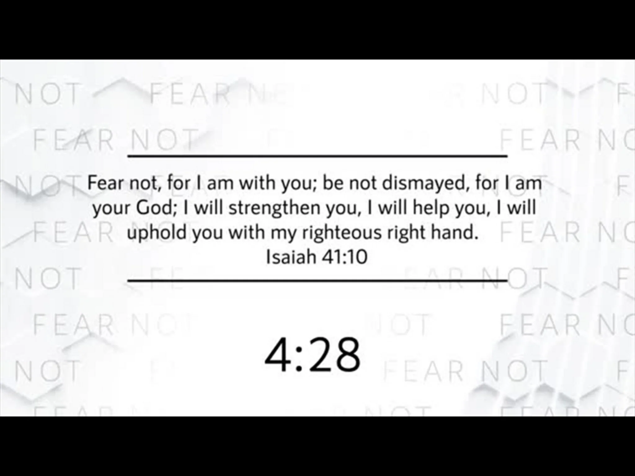 Encouraging Bible Verses: Countdown