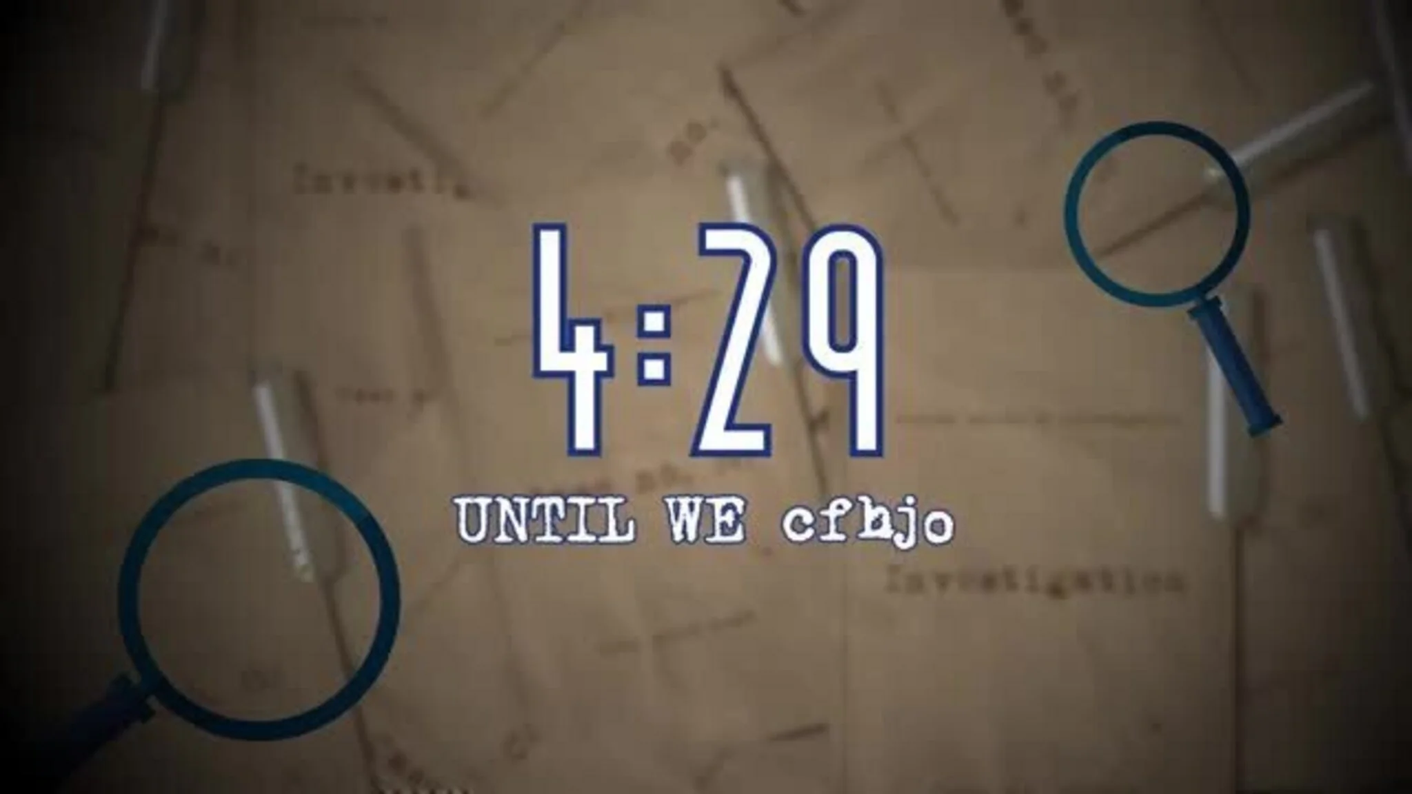 Kid Detective 5 Minute Countdown