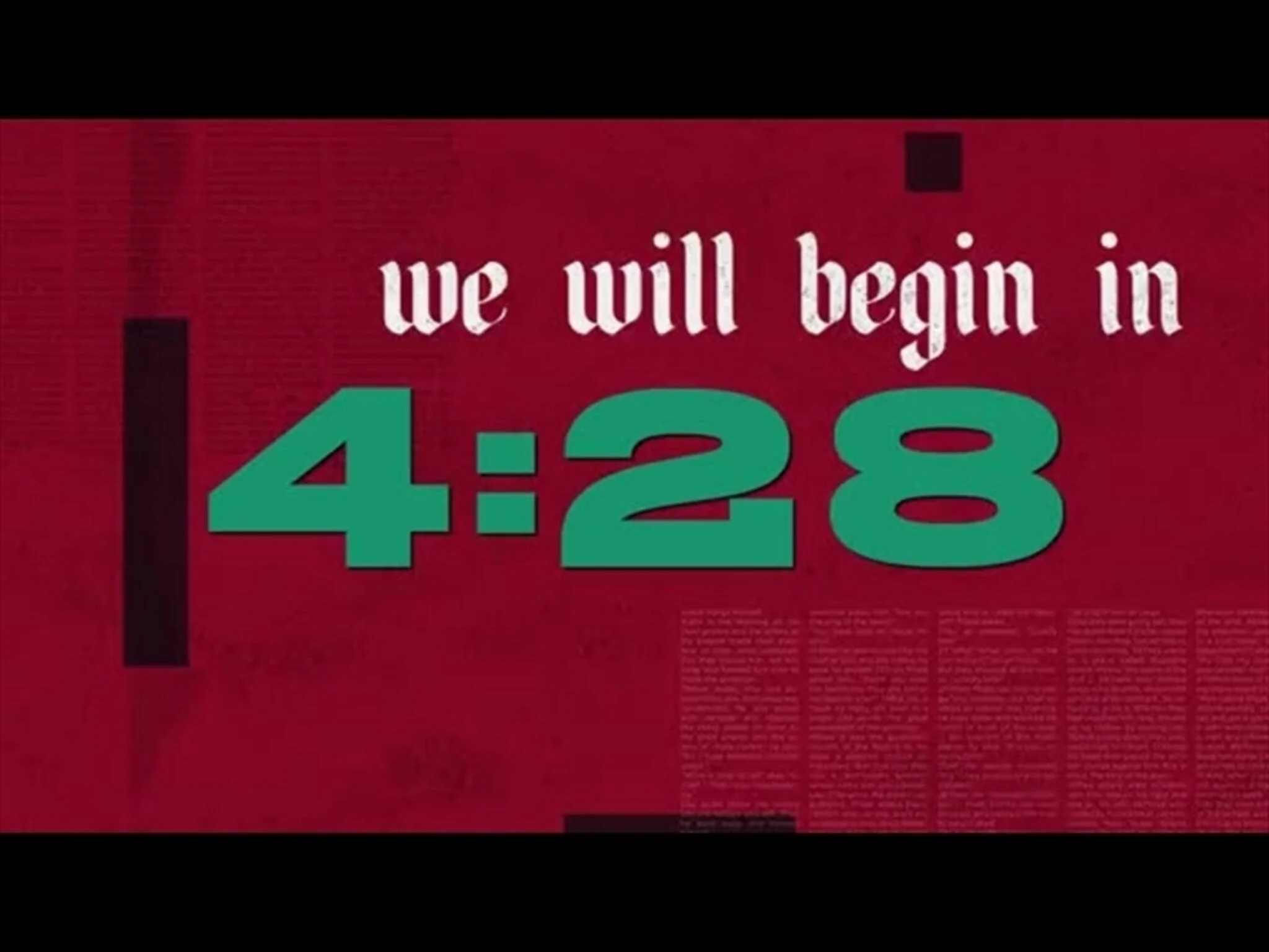 Words From the Cross: Countdown