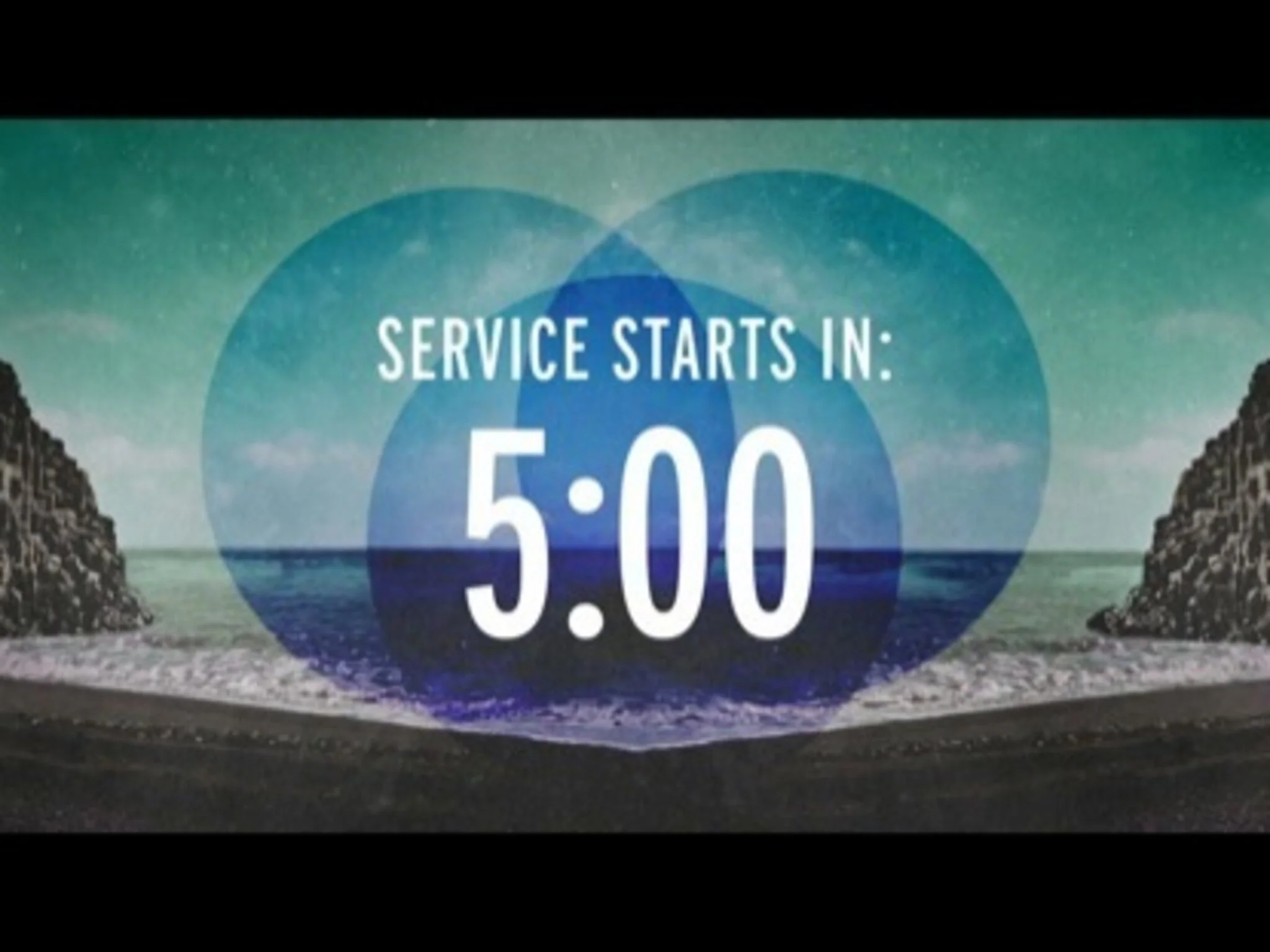 Geometric Beach Countdown