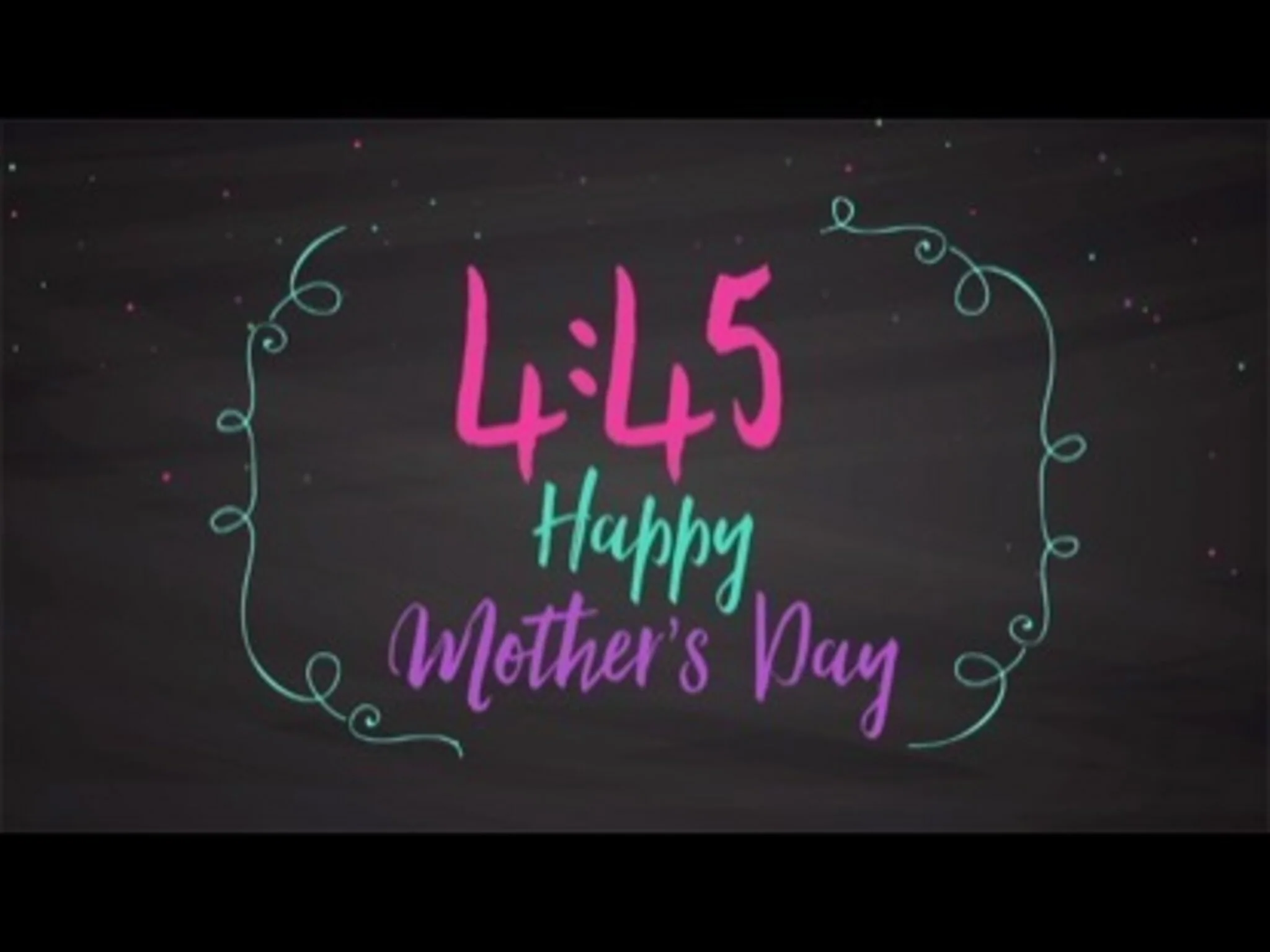 Mother's Day Chalk Countdown