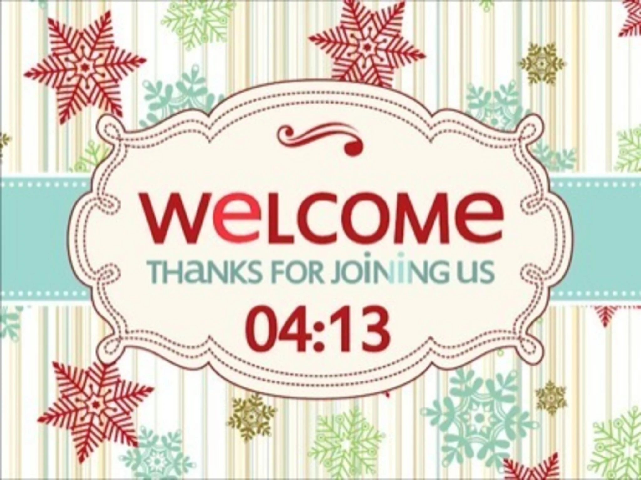 Vintage Holiday Countdown