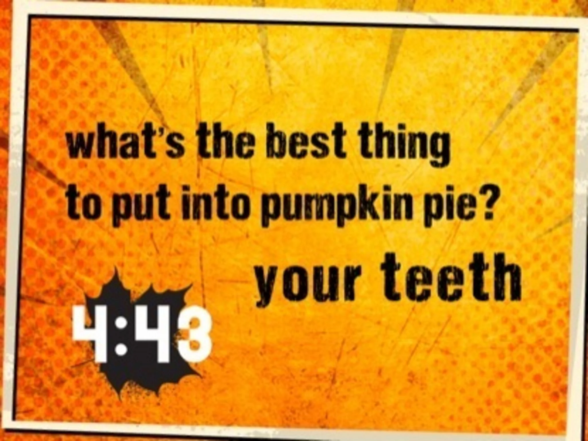 Thanksgiving Grunge Joke Countdown