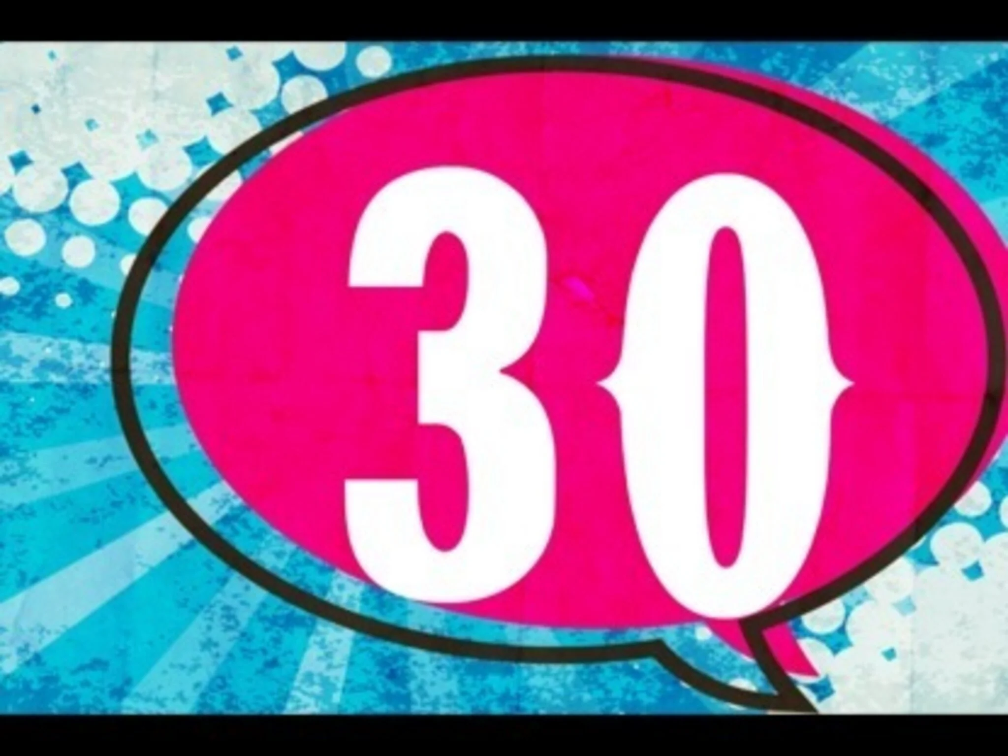 Speech Bubble 30 Second Game Countdown