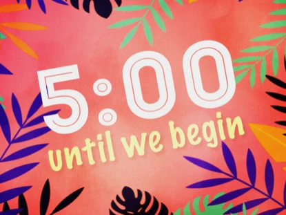 Palm Sunday Party Countdown