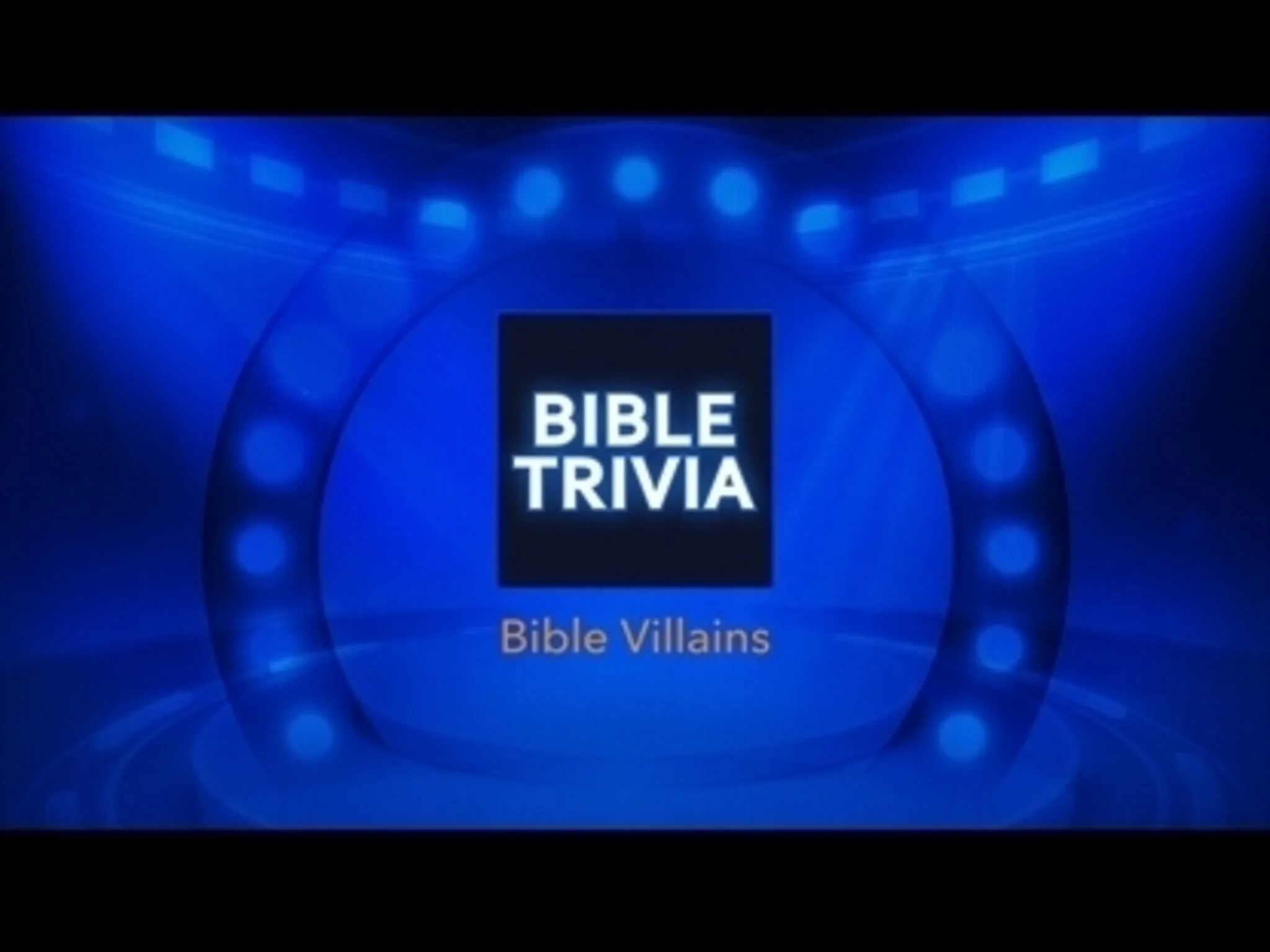 Bible Villains Trivia Game