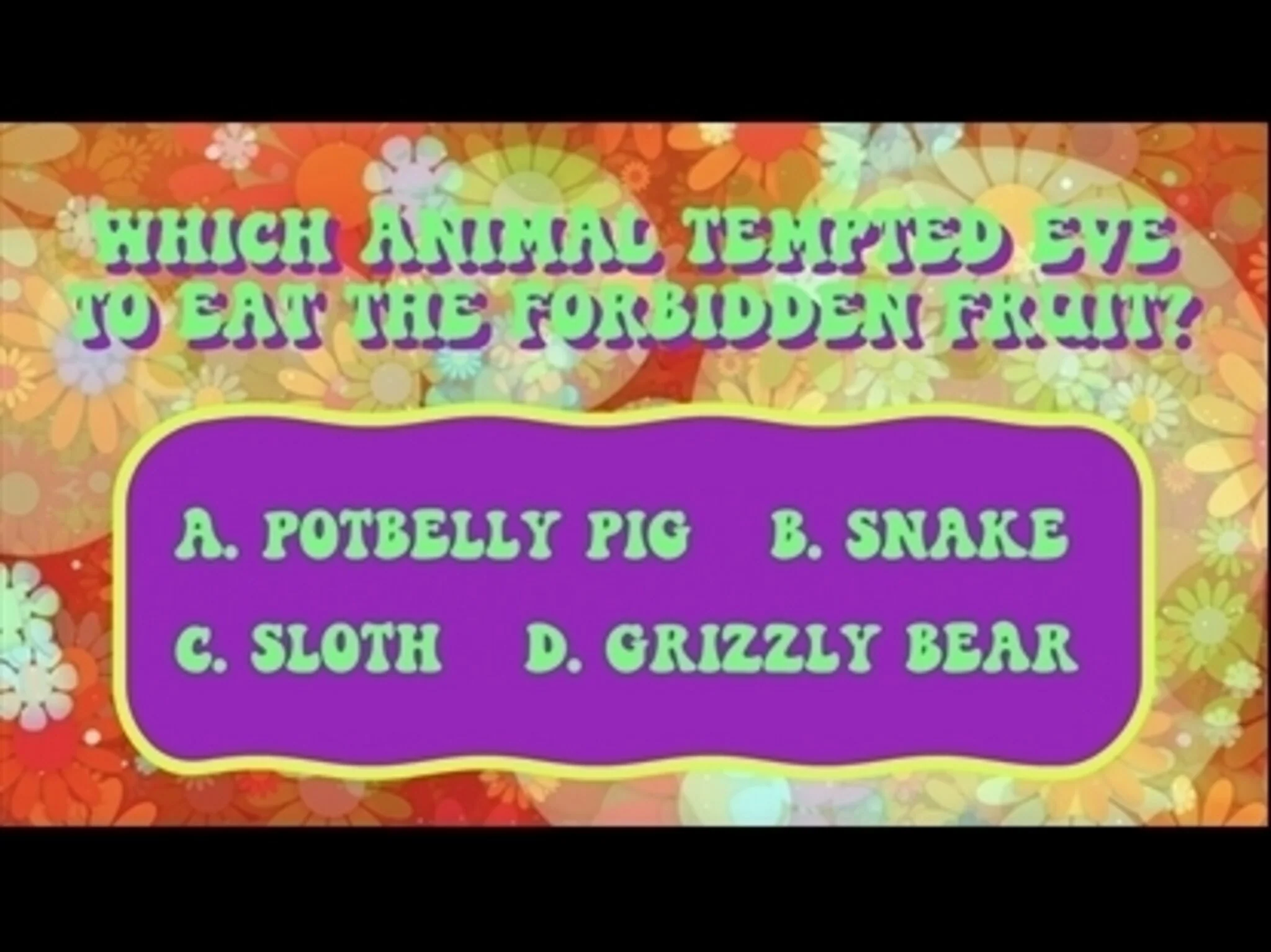 Flower Power - Creation Bible Trivia Game Video