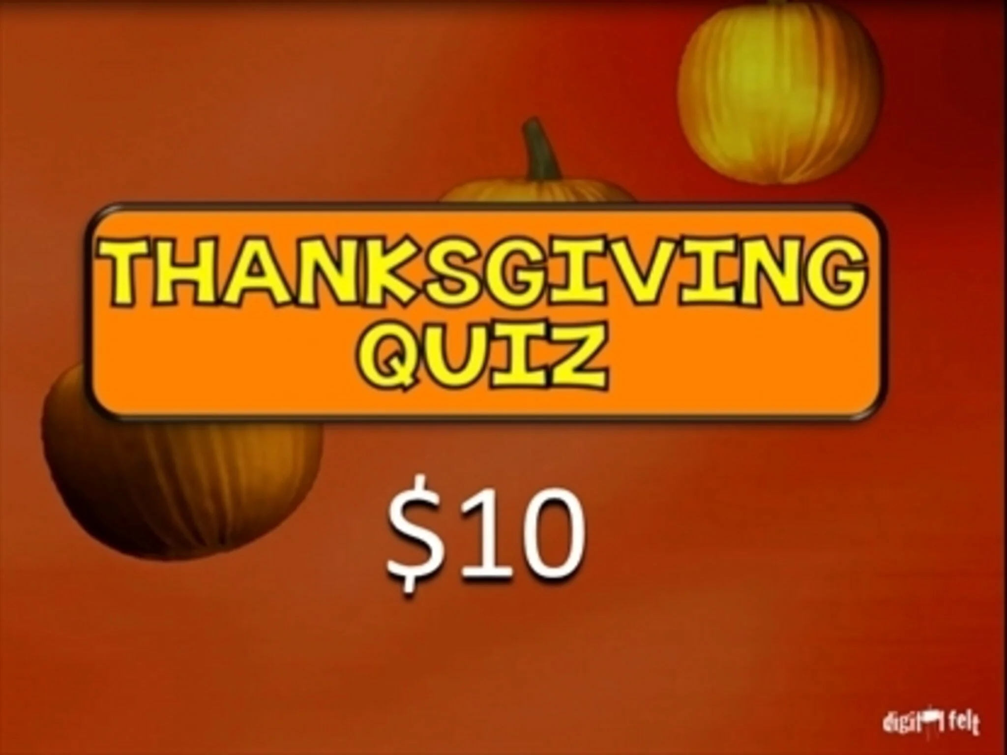 Thanksgiving Quiz