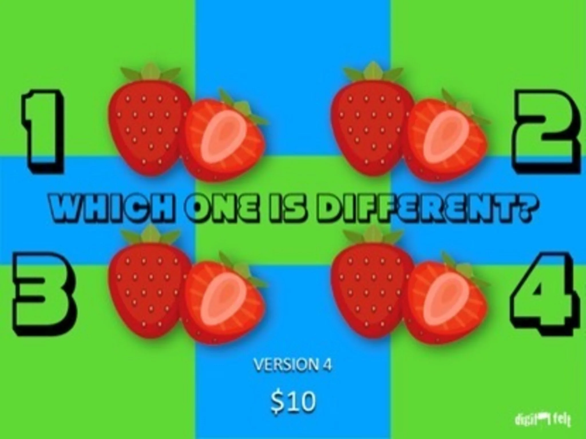 Which One Is Different Summer 4