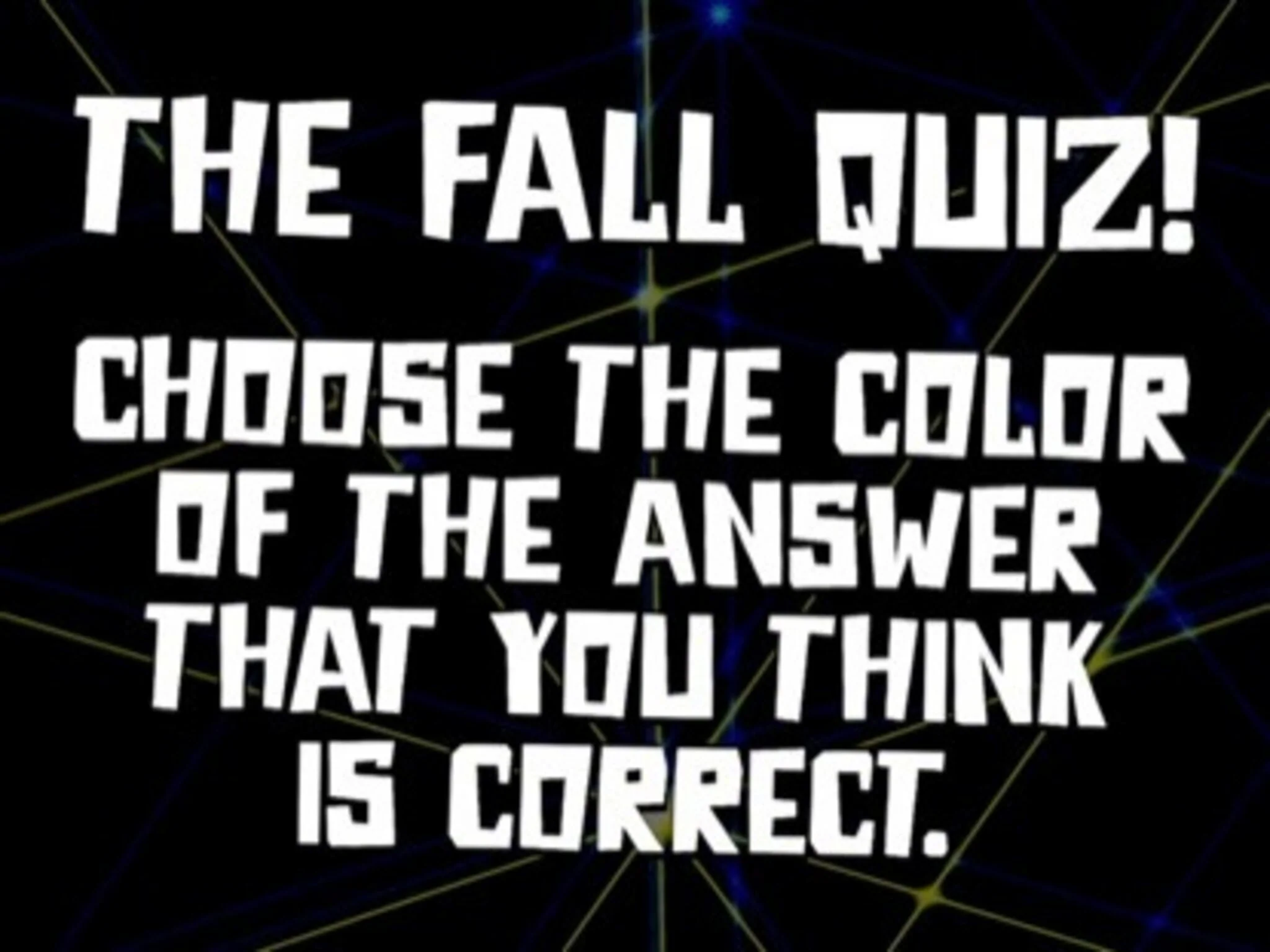 Bible Quiz: The Fall