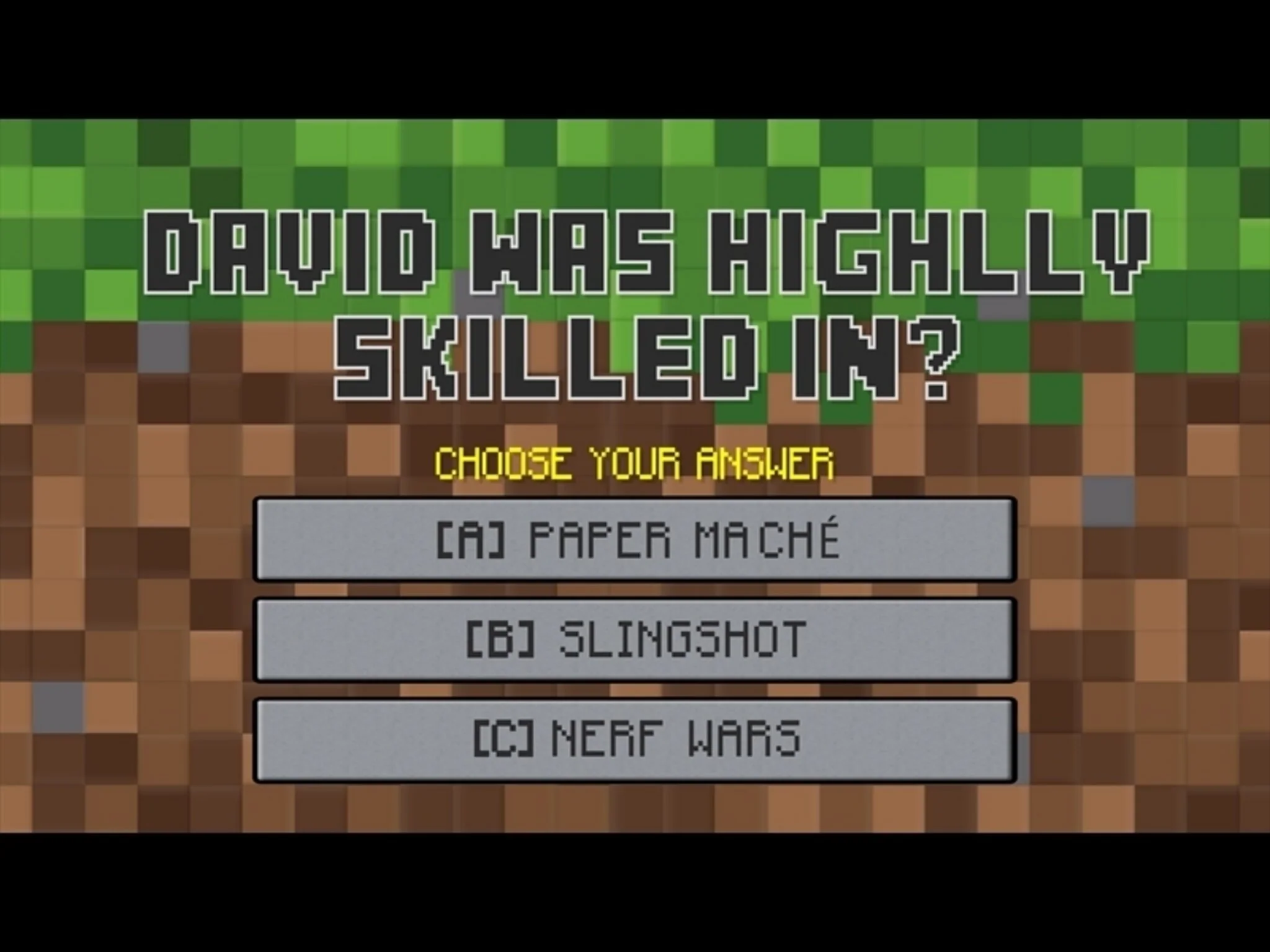Bible Quiz: David