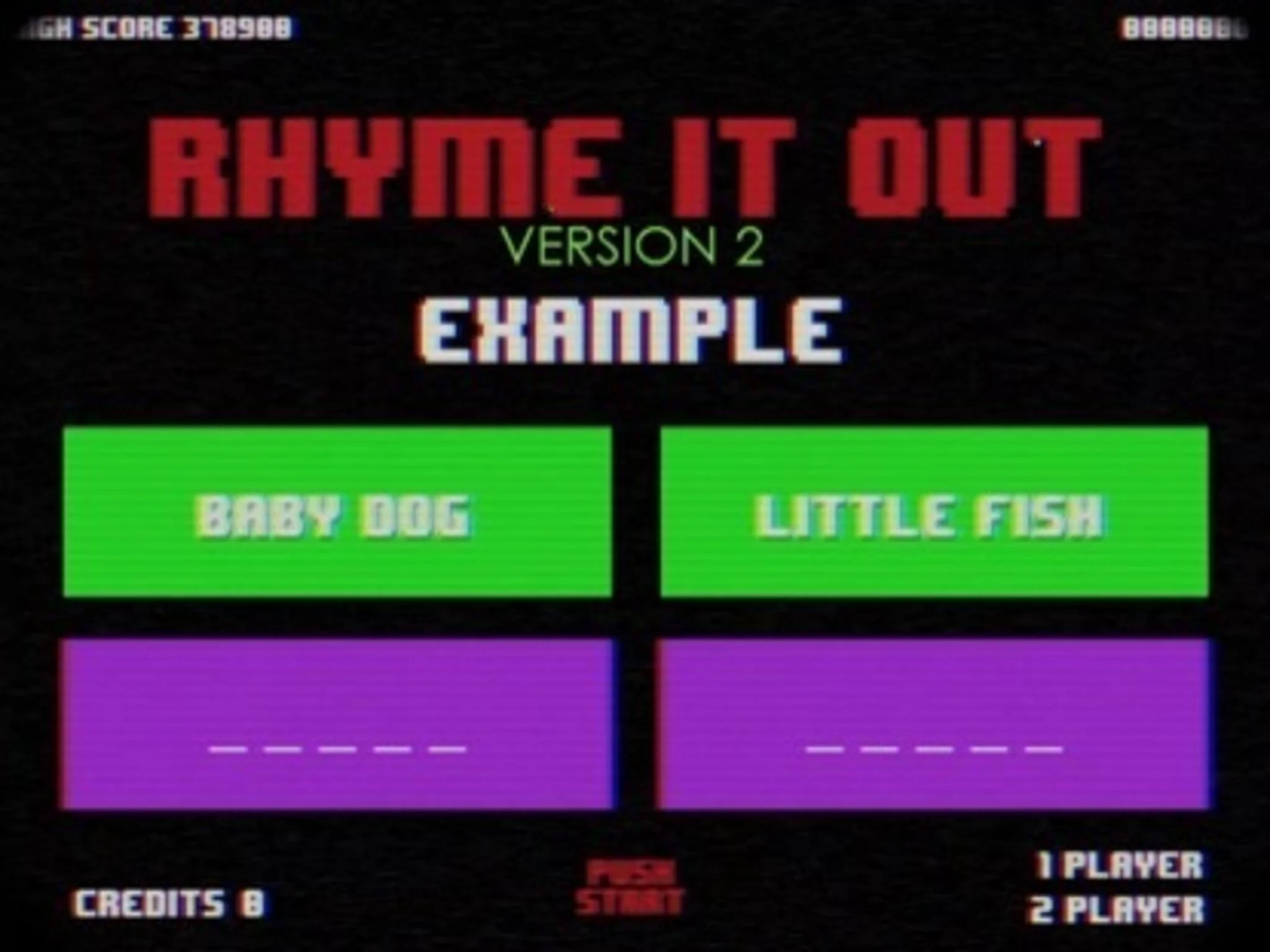 Rhyme It Out Version 2