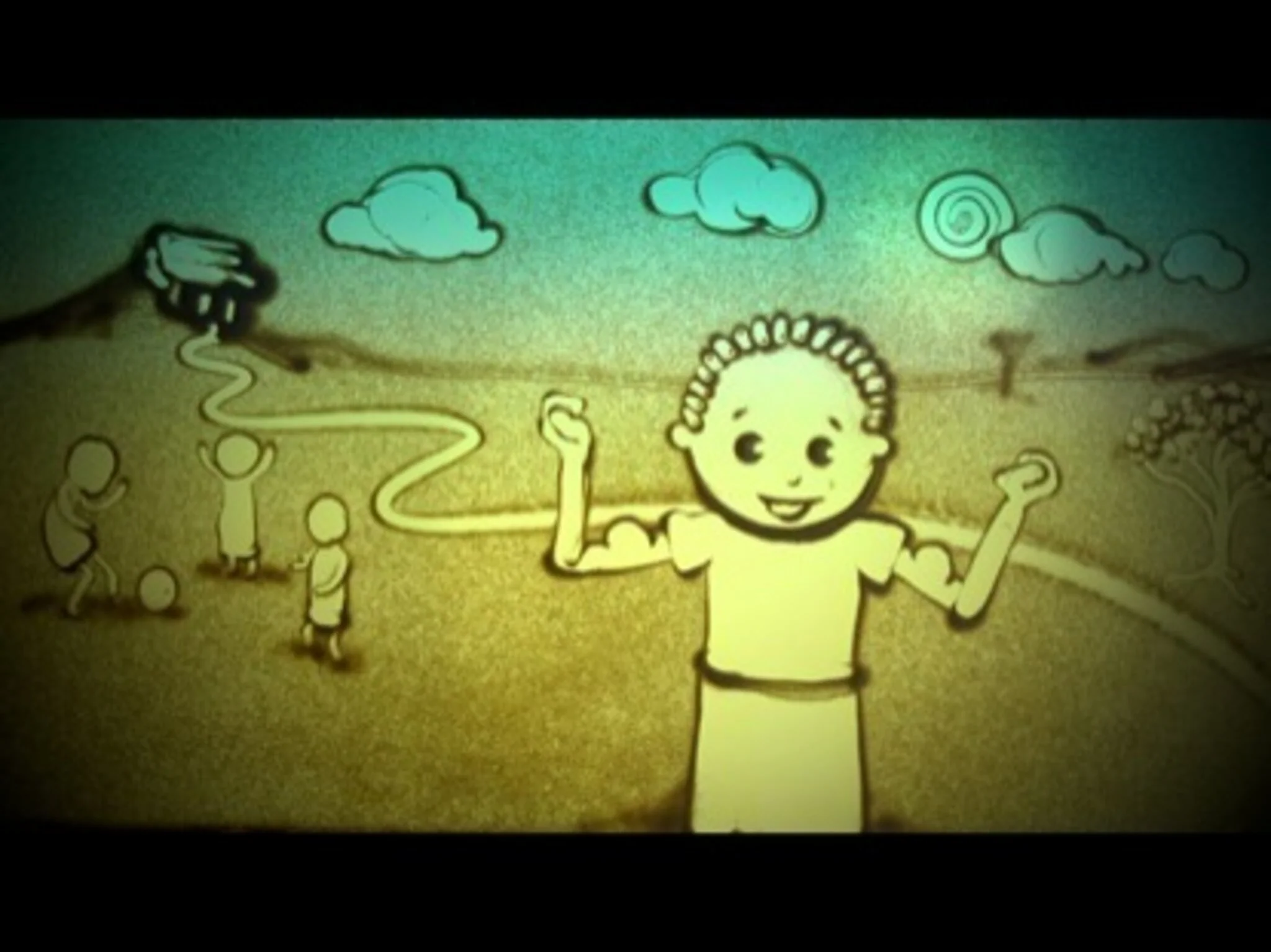 Christmas Sand Drawing 4: Luke 2:21-40
