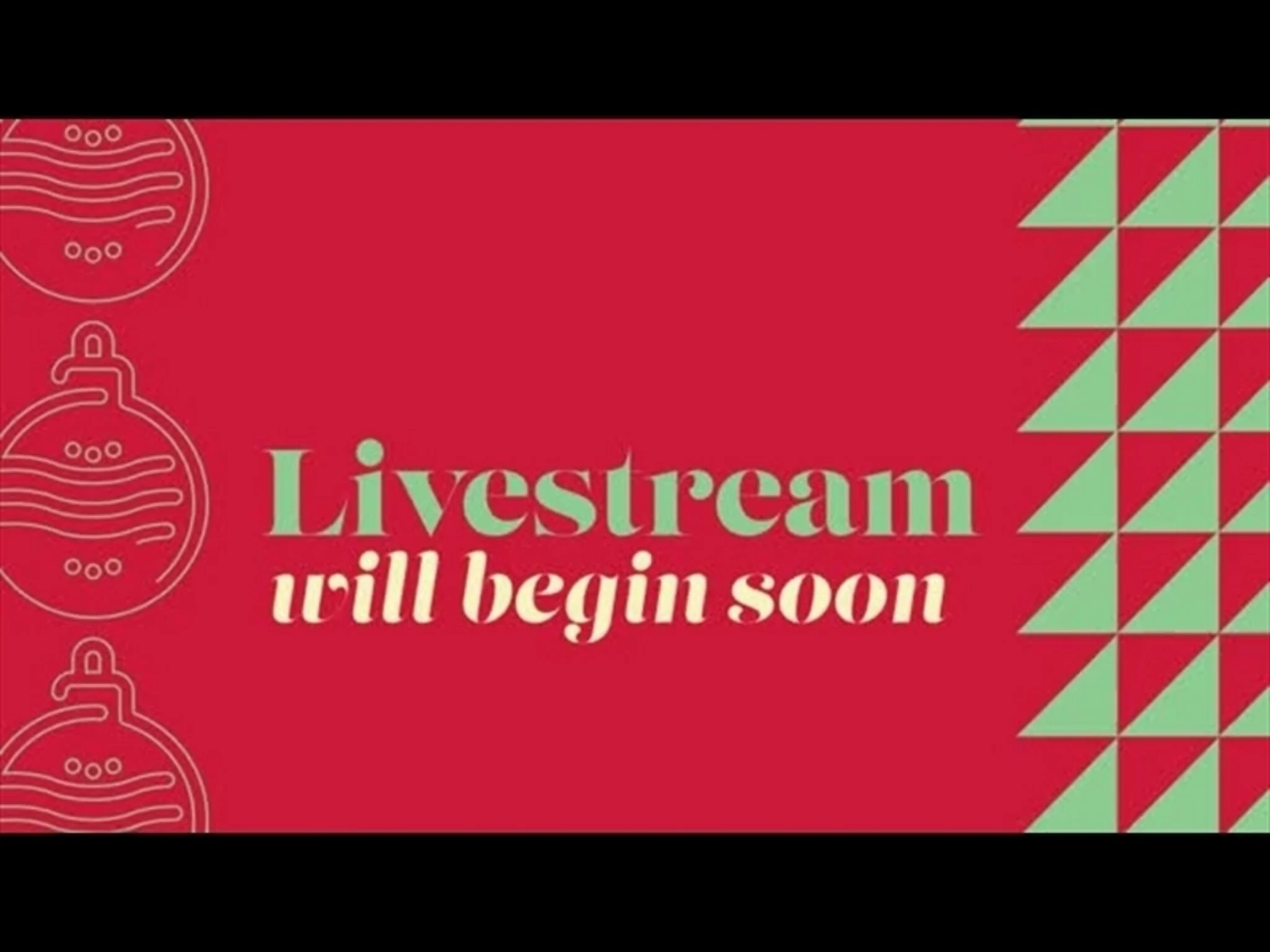 Christmas Volume Nine: Livestream Begins Soon
