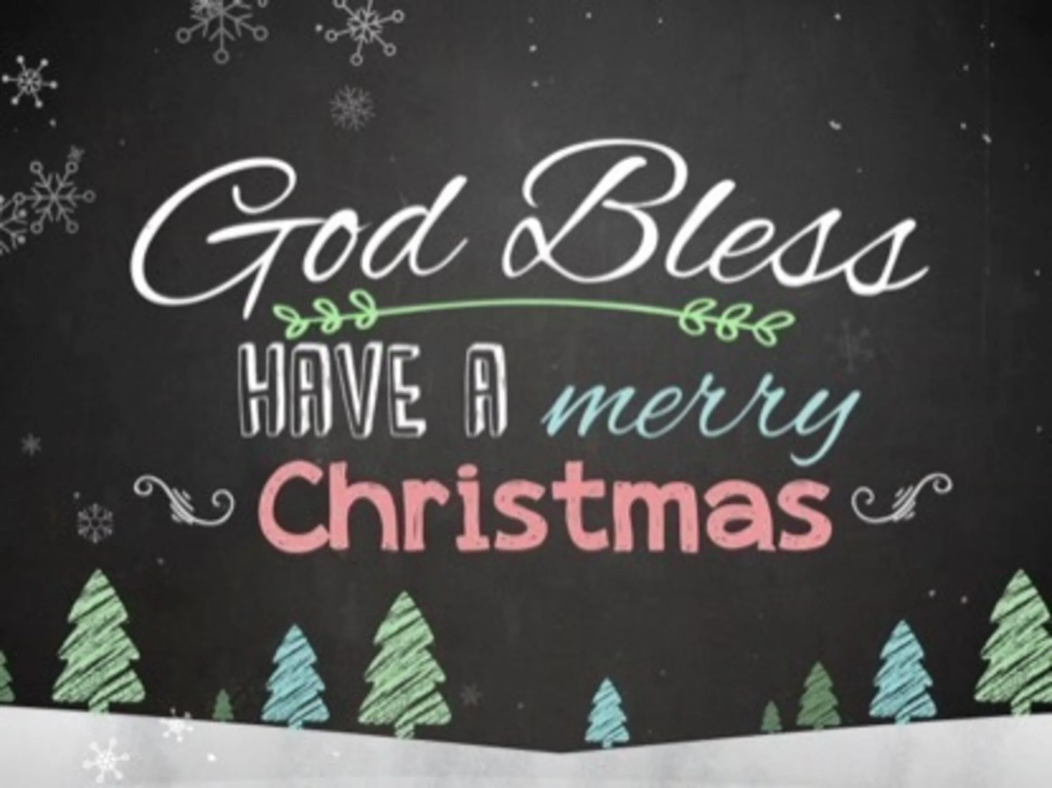 Christmas Chalk Kids Close