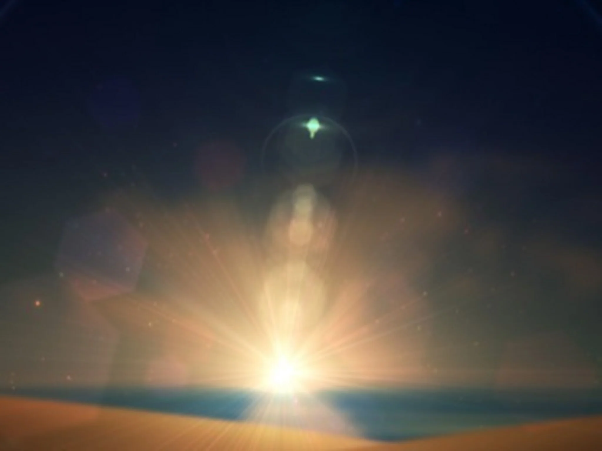 Summer Glow Dark Sunset