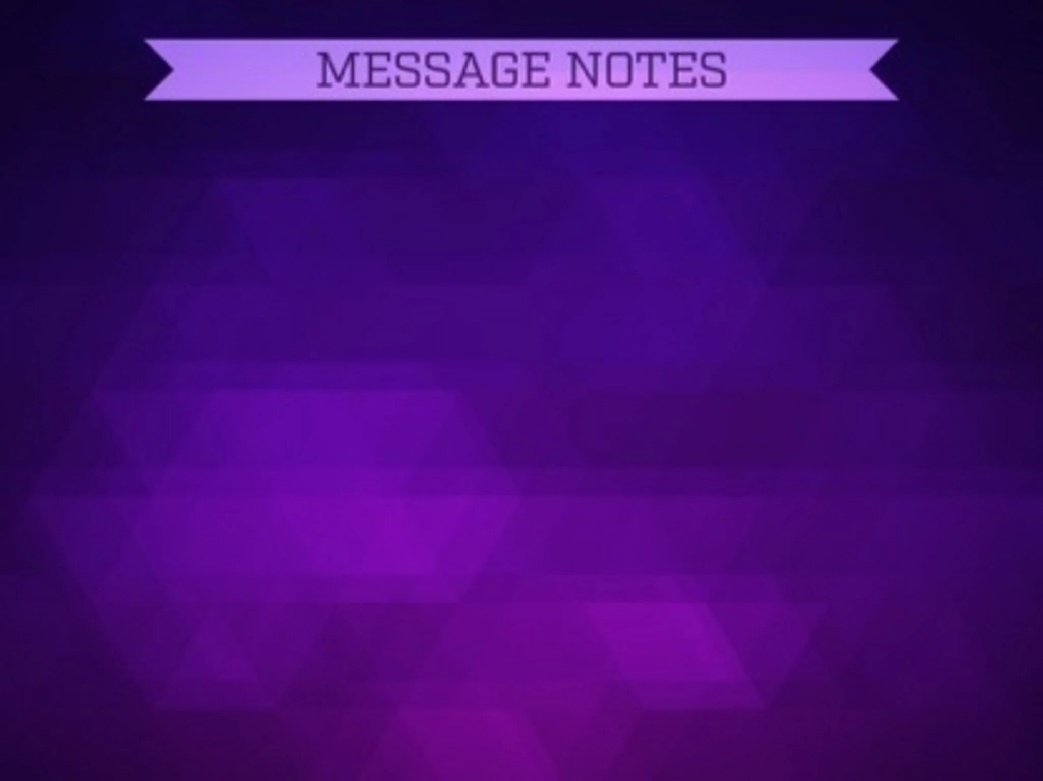 Summer Prism Message Notes