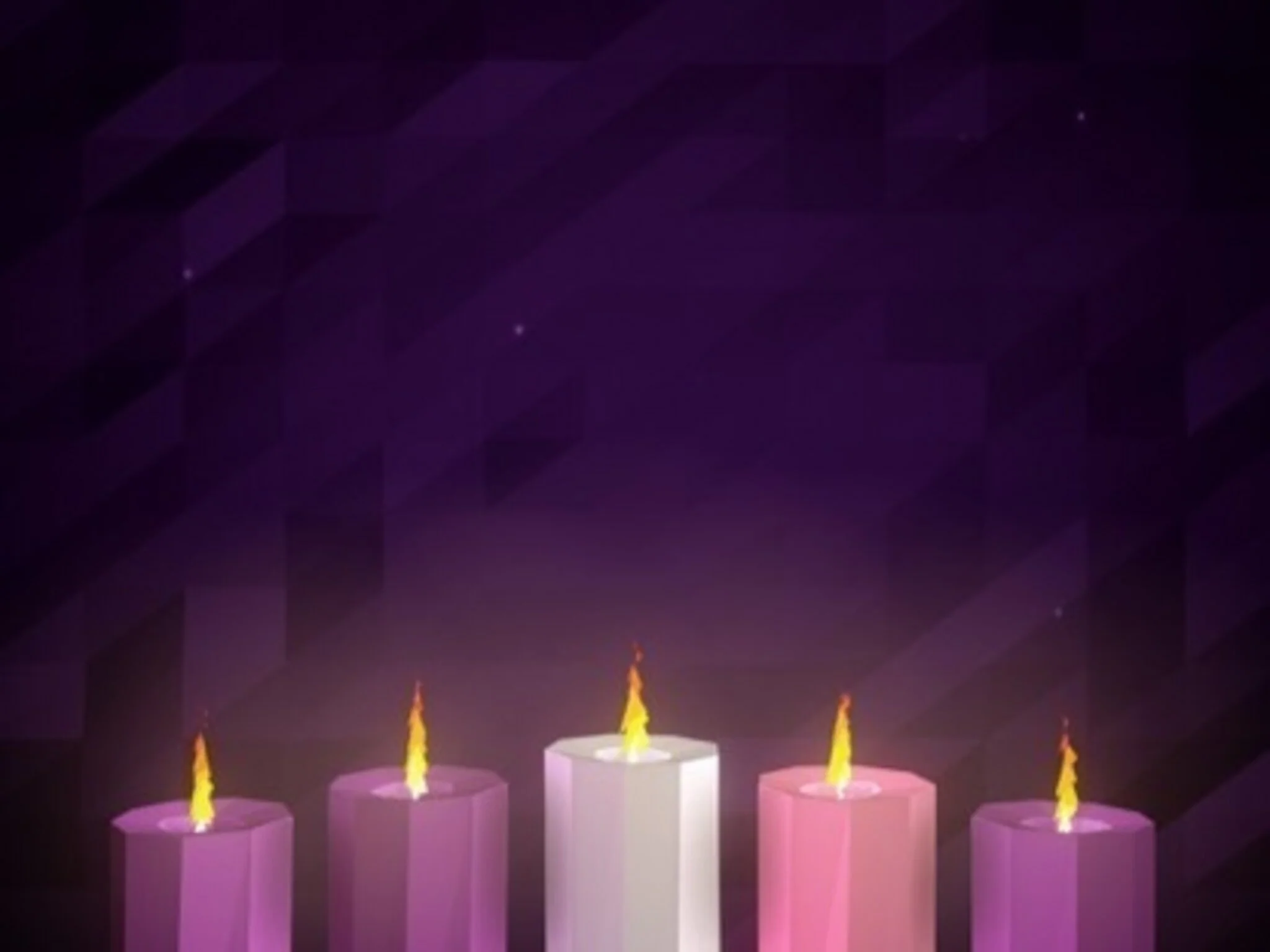 Digital Advent Candles Week 5