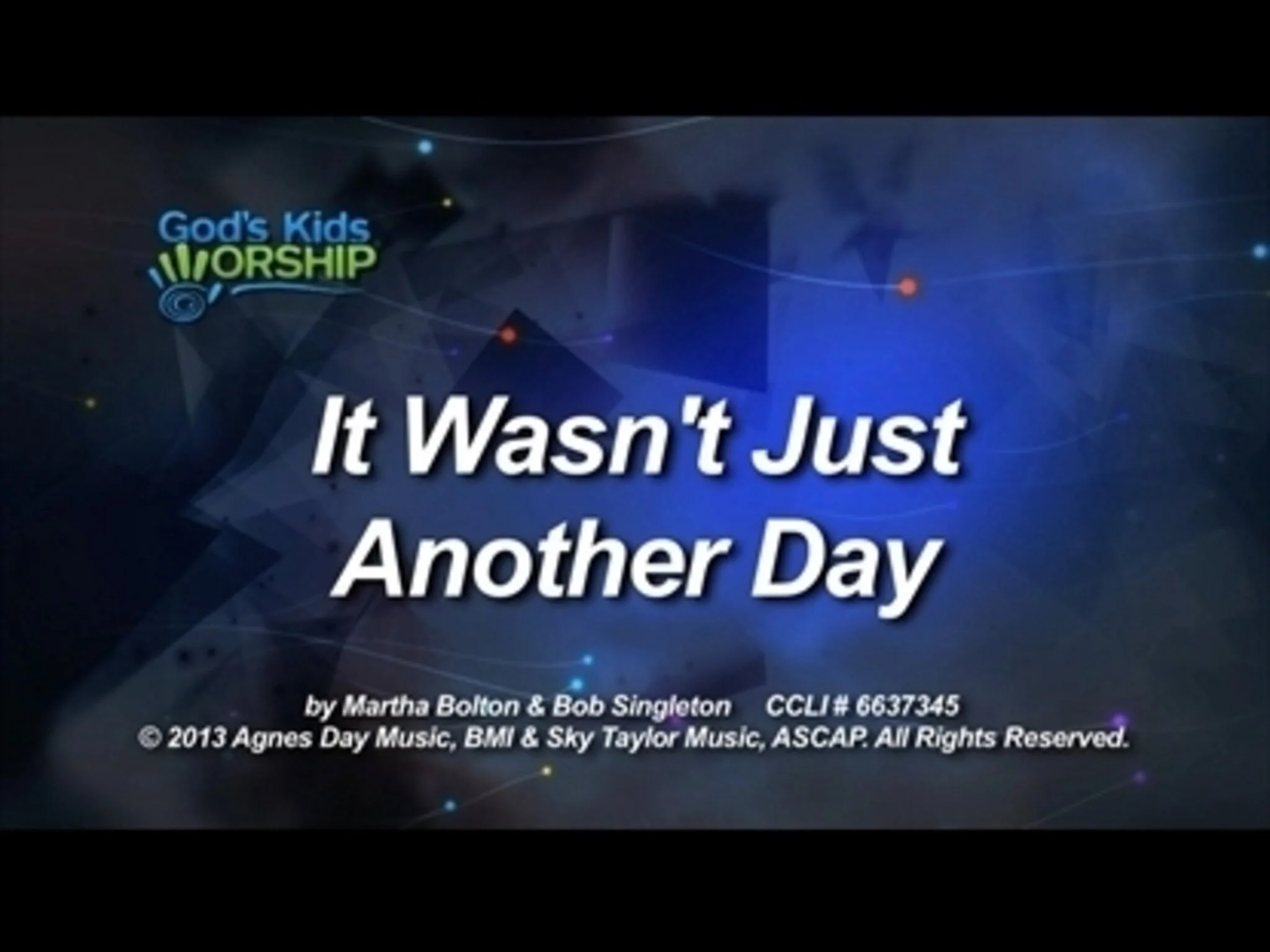 It Wasnt Just Another Day
