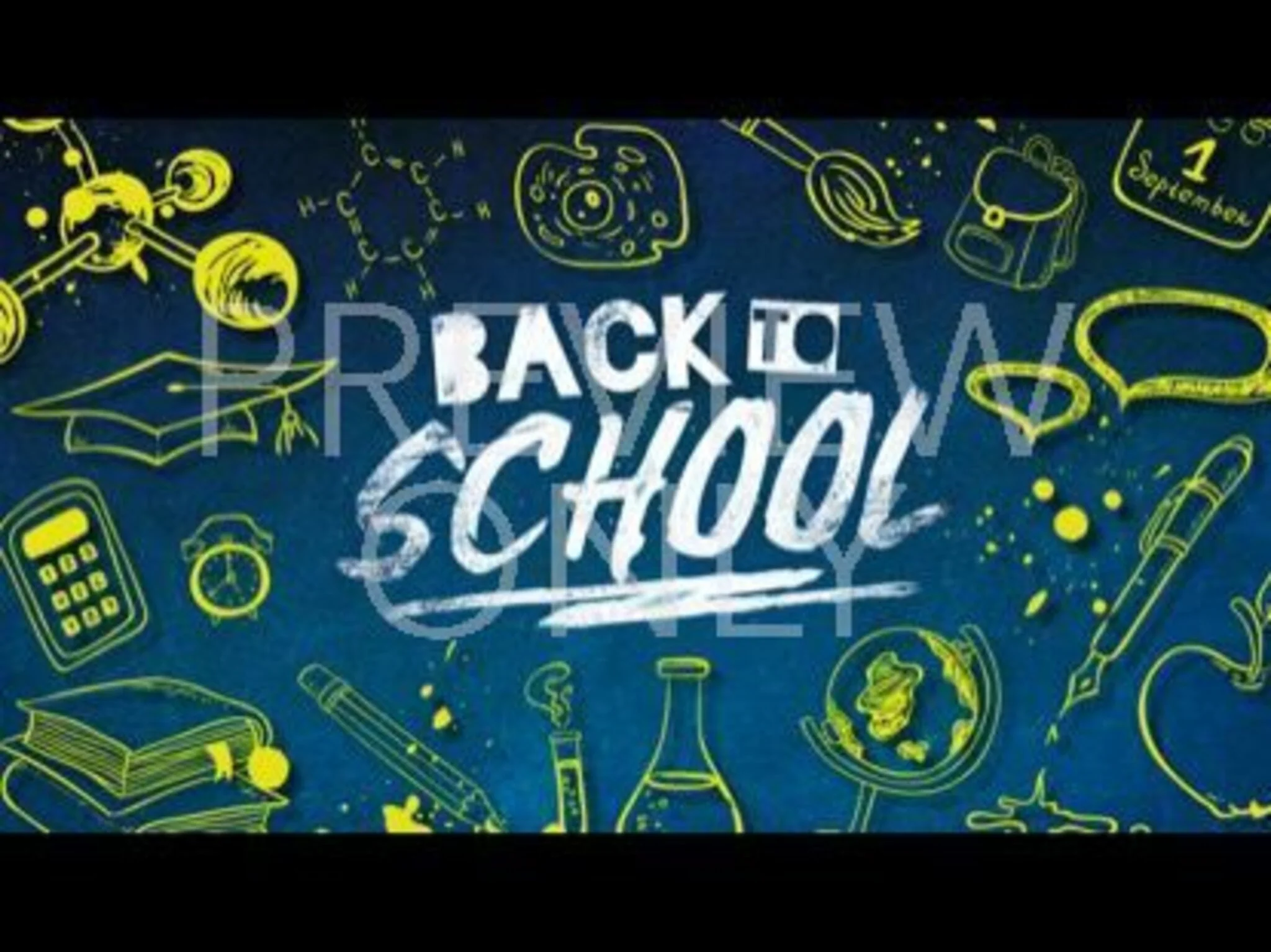 Back To School Title Still