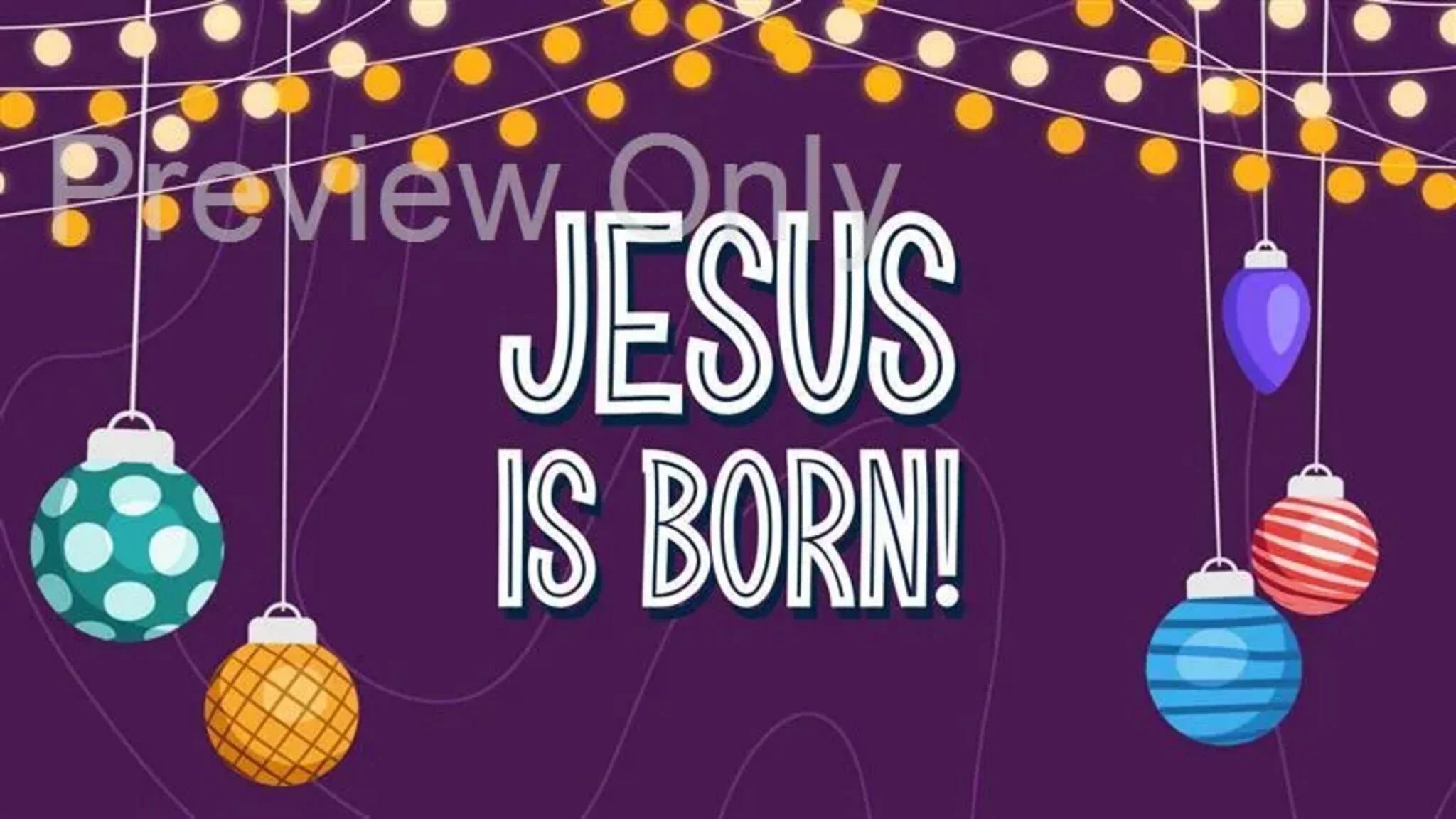 Christmas Kids Worship Vol 2 Jesus Is Born Title Still