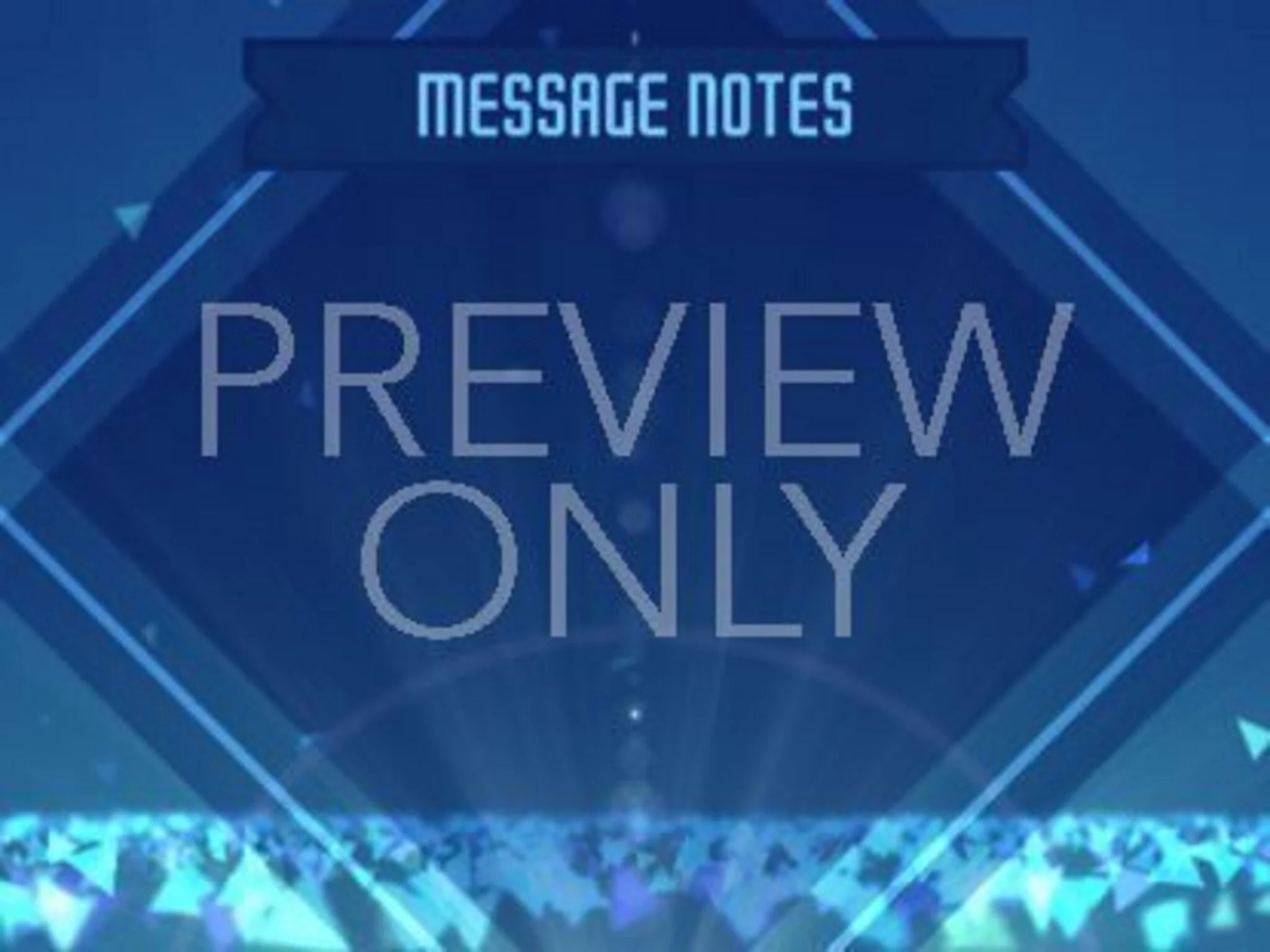 Spring Shapes Message Notes