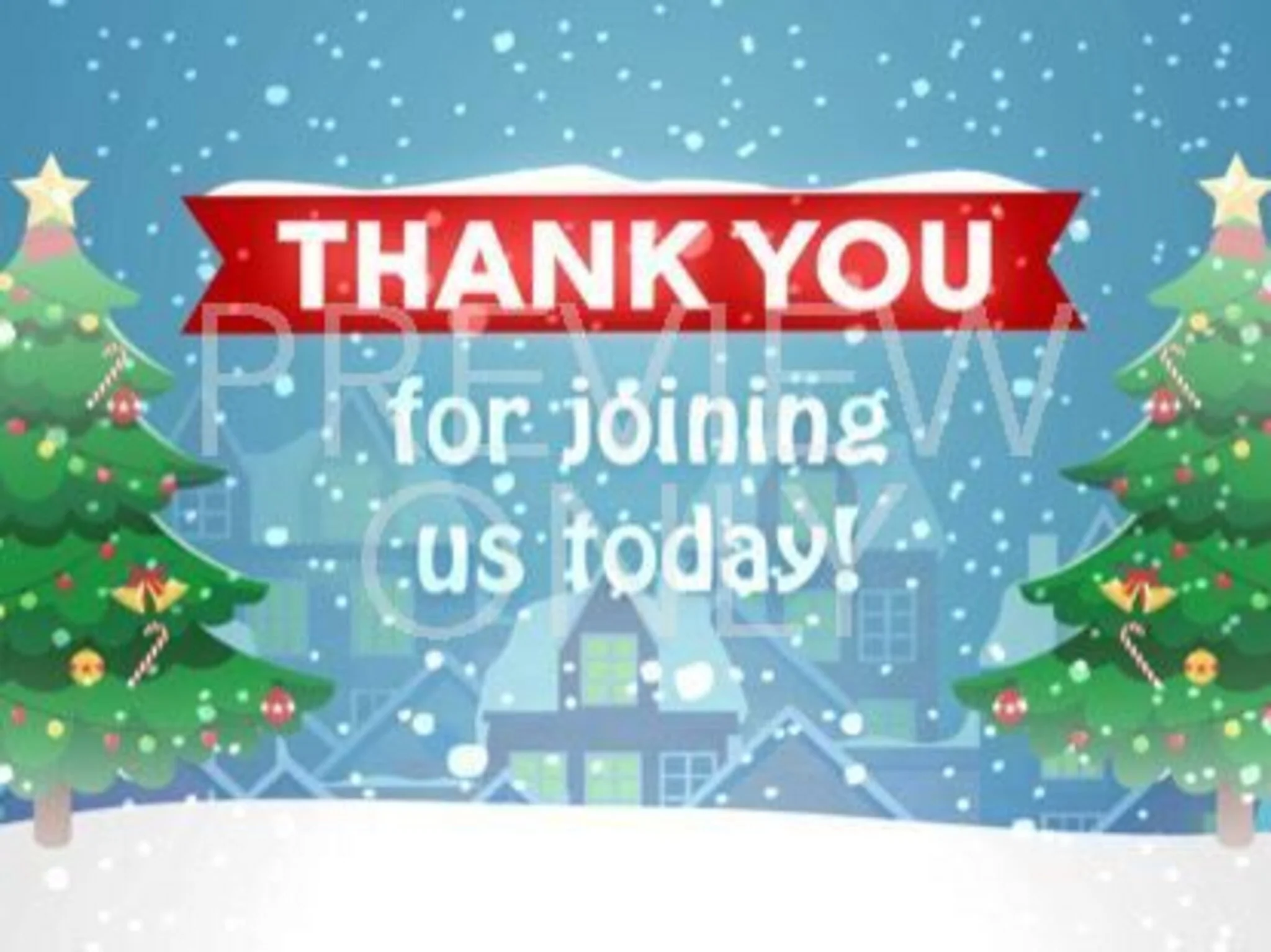 Christmas Village Closing Still