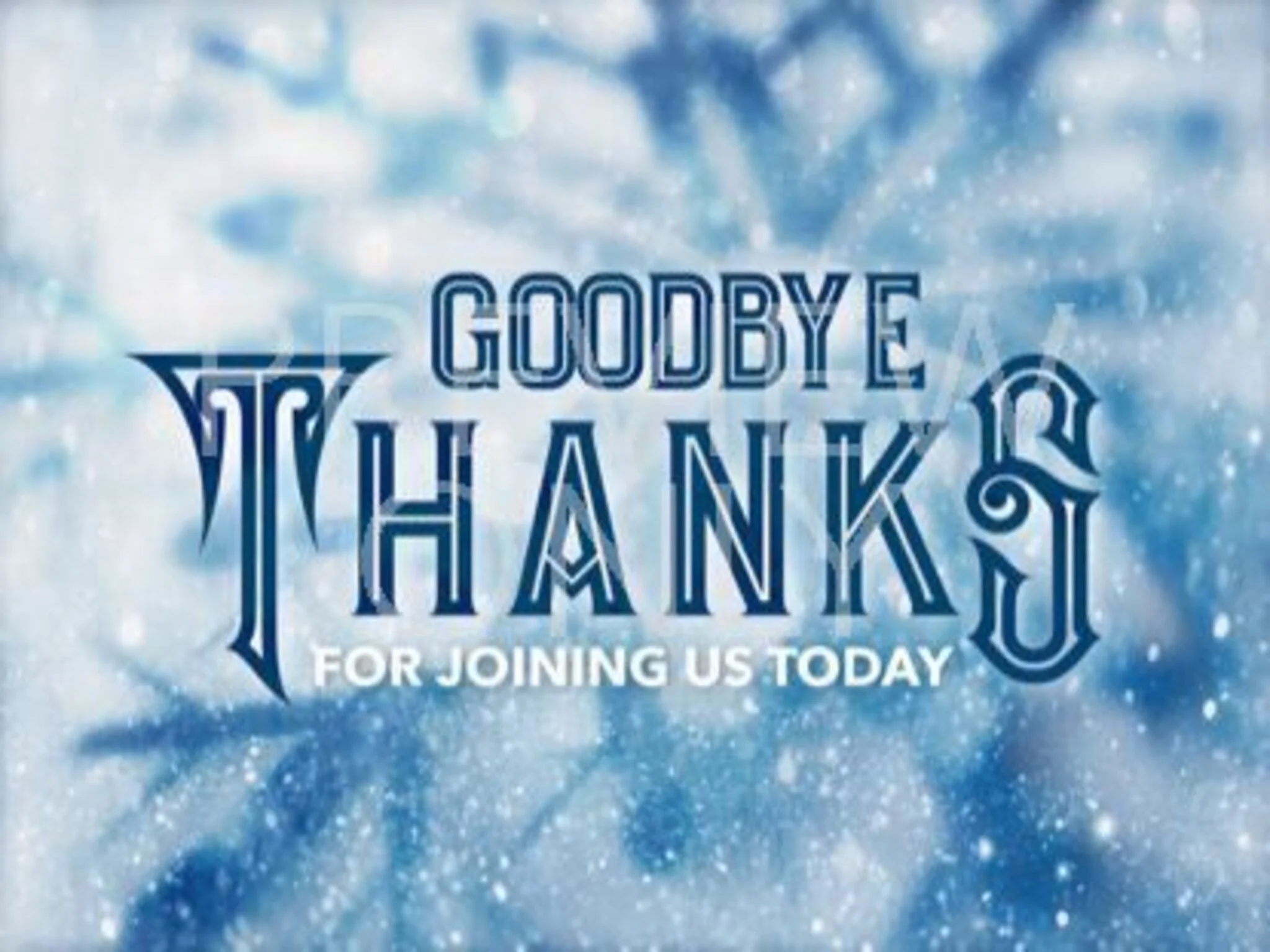 Icy Christmas Closing Still
