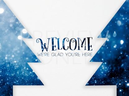 Merry Evergreens Welcome Still