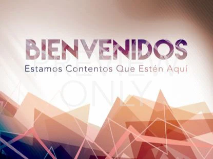 Triangles Welcome Still Spanish